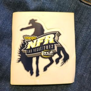Wrangler NFR Las Vegas 2012 PRCA Prorodeo Decal
